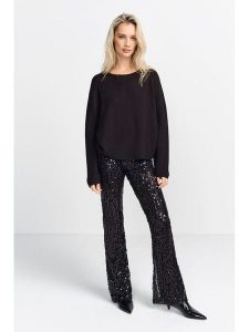 Rich & Royal Sweter w kolorze czarnym rozmiar: XL. Czarne swetry oversize Rich & Royal, xl, bez wzorów, z wełny, bez ramiączek. Za 195,99 zł.