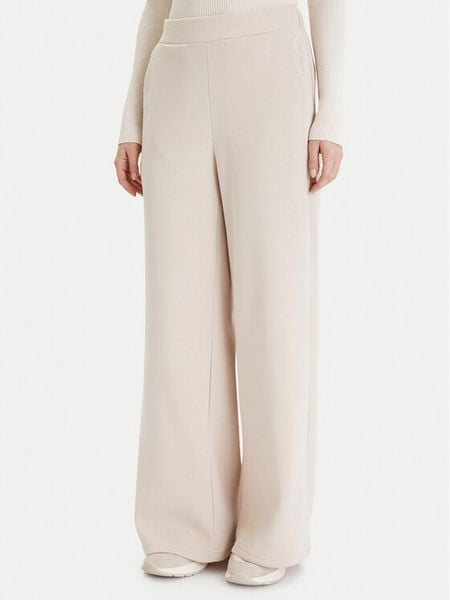 Vero Moda Spodnie dresowe Daisy 10338102 Beżowy Wide Leg. Brązowe spodnie dresowe Vero Moda, xl, bez wzorów, z bawełny. Za 149,99 zł.