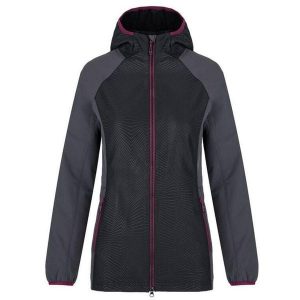 Damska kurtka softshell Loap Uriella S. Fioletowe kurtki ZOOPLEMENTS, s, bez wzorów, z polaru, bez kaptura. Za 214,99 zł.
