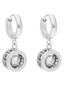 Guess Kolczyki JUBE01 463JW Srebrny. Szare kolczyki Guess, srebrne. Za 149,99 zł.