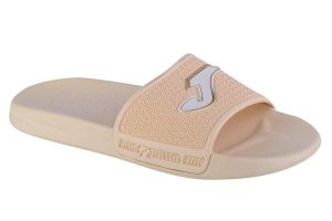 Klapki damskie Joma Island 2325. Brązowe klapki JOMA, bez wzorów, z materiału, bez obcasa. Za 49,99 zł.