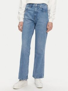 Tommy Hilfiger Jeansy WW0WW45922 Niebieski Relaxed Fit. Niebieskie jeansy TOMMY HILFIGER, bez wzorów, z bawełny. Za 429,99 zł.