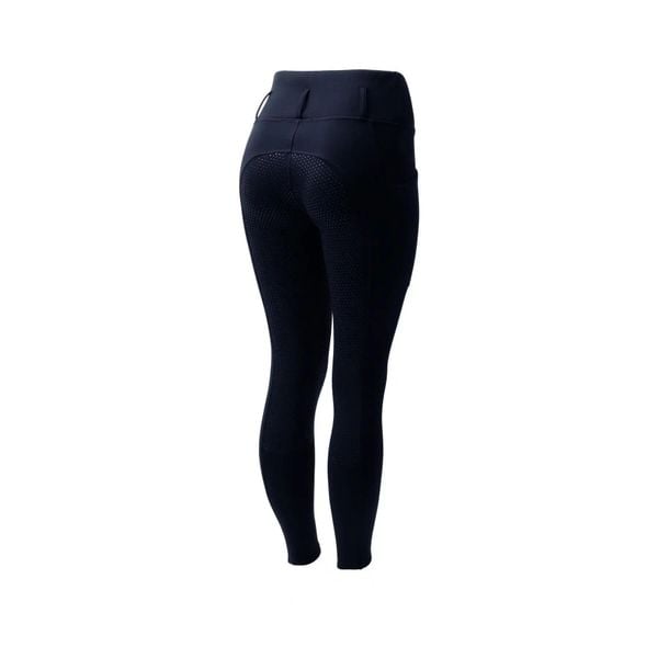 Damskie legginsy jeździeckie Horze Greta. Zielone legginsy HORZE, bez wzorów, z materiału. Za 239,50 zł.