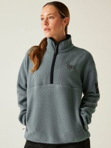 Dare 2b Bluza polarowa "Slide Out" w kolorze zielonym rozmiar: 44. Zielone bluzy Dare 2b, bez wzorów, z materiału, bez kaptura. Za 126,45 zł.