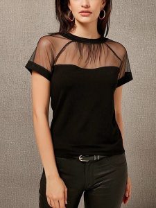 Milan Kiss Bluzka w kolorze czarnym rozmiar: XL. Czarne bluzki Milan Kiss, xl, bez wzorów, bez kołnierzyka, bez ramiączek. Za 118,59 zł.