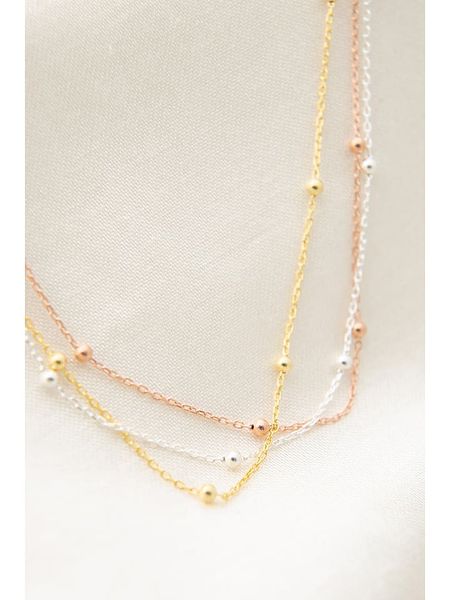 Lodie Silver Srebrny naszyjnik z elementami ozdobnymi - dł. 43 cm rozmiar: onesize. Szare naszyjniki Lodie Silver, srebrne. Za 152,62 zł.