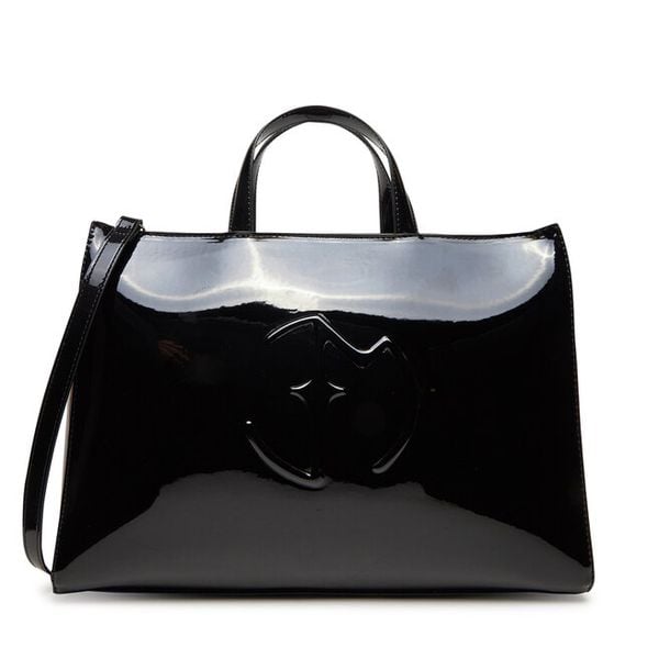 Torebka Eva Minge. Czarne torebki klasyczne Eva Minge, bez wzorów, bez dodatków. Za 379,99 zł.