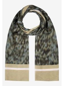 More & More Szal w kolorze oliwkowo-beżowym rozmiar: onesize. Brązowe szaliki More & More, bez wzorów, z materiału. Za 82,64 zł.