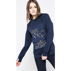 Femi Stories - Bluza Explore. Szare bluzy marki Femi Stories, z nadrukiem, z bawełny. W wyprzedaży za 159,90 zł.