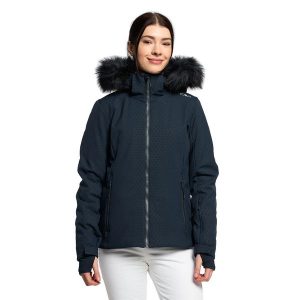 Kurtka narciarska damska CMP 31W0196F. Niebieskie kurtki CMP, na zimę, xs, bez wzorów, bez kaptura, narciarskie. Za 509,99 zł.