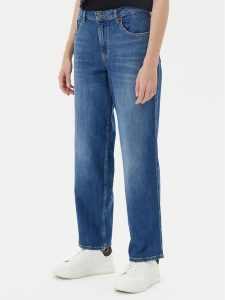 Guess Jeans Jeansy W5YA0I D0021 Niebieski Boyfriend Fit. Niebieskie jeansy Guess Jeans, z aplikacjami, z bawełny. Za 359,99 zł.