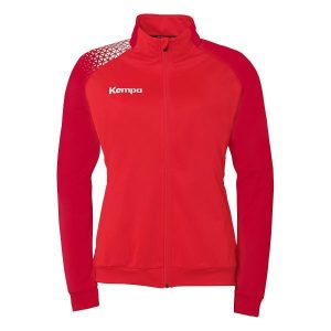 Damska bluza dresowa Kempa Ambition 28 Poly. Czerwone bluzy Kempa, bez wzorów, z dresówki, bez kaptura. Za 212,50 zł.