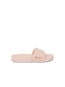 Reef Klapki "Reef" w kolorze jasnoróżowym rozmiar: 41. Różowe klapki Reef, bez wzorów, z otwartym noskiem, bez obcasa. Za 164,95 zł.