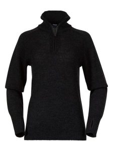 Bergans Sweter w kolorze czarnym rozmiar: S. Czarne swetry oversize Bergans, s, bez wzorów, z wełny, bez ramiączek. Za 289,88 zł.