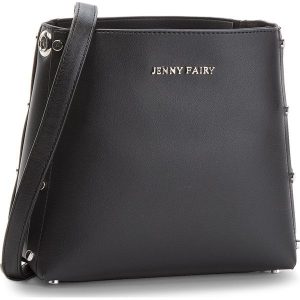 Torebka JENNY FAIRY - RH1082 Black. Czarne listonoszki marki Jenny Fairy, ze skóry ekologicznej. Za 69,99 zł.