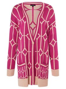 More & More Kardigan w kolorze różowo-beżowym rozmiar: 42. Brązowe kardigany More & More, bez wzorów, z wiskozy, bez ramiączek. Za 155,15 zł.