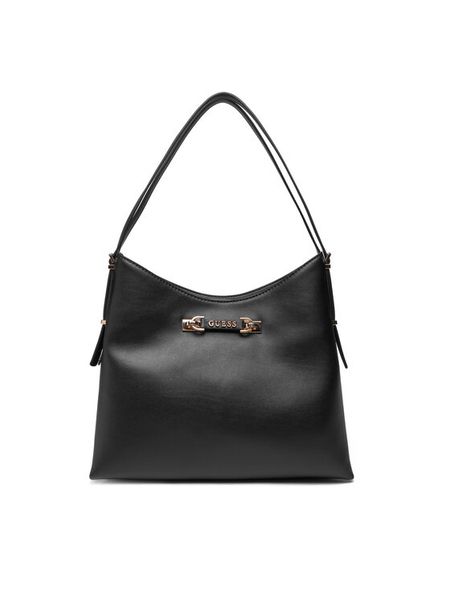 Guess Torebka Lefia HWBG96 44020 Czarny. Czarne torebki klasyczne Guess, z aplikacjami, ze skóry, bez dodatków. Za 329,99 zł.