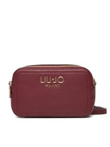 Liu Jo Torebka Ecs S camera Case AF5100 E0058 Bordowy. Czerwone listonoszki Liu Jo, bez wzorów, ze skóry, bez dodatków. Za 449,99 zł.