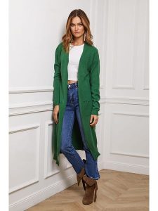 Joséfine Kardigan "Irissa" w kolorze zielonym rozmiar: XL. Zielone kardigany Joséfine, z kaszmiru. Za 208,99 zł.