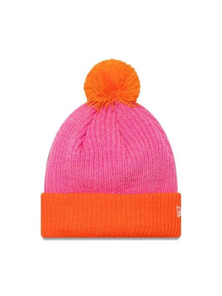 New Era Czapka Block Pom Bean 60565273 Różowy. Czerwone czapki New Era, bez wzorów, z materiału. Za 109,99 zł.