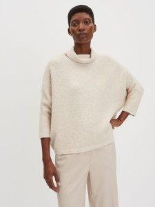 Someday Golf "Tiola" w kolorze kremowym rozmiar: S. Brązowe golfy someday., bez wzorów, z wełny. Za 143,99 zł.