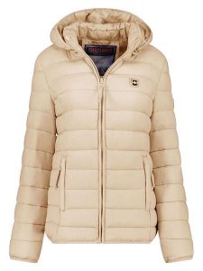 ANAPURNA Kurtka pikowana "Akitalana Hood" w kolorze beżowym rozmiar: XXL. Brązowe kurtki ANAPURNA, xxl, bez wzorów, bez kaptura. Za 130,99 zł.