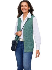 WITT WEIDEN Kamizelka w kolorze turkusowym rozmiar: 44. Niebieskie kamizelki WITT WEIDEN, bez wzorów, prążkowane, bez kołnierzyka, bez ramiączek, bez kaptura. Za 30,99 zł.