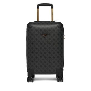 Walizka kabinowa Guess. Szare walizki Guess, z aplikacjami. Za 570,99 zł.