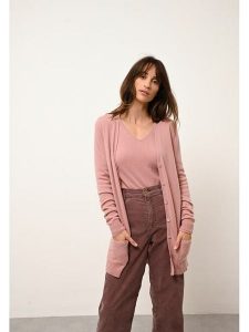 Just Cashmere Kaszmirowy kardigan "Chelsea" w kolorze jasnoróżowym rozmiar: M. Różowe kardigany Just Cashmere, z kaszmiru. Za 487,95 zł.