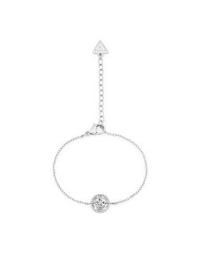 Guess Bransoletka JUBB06 397JW Srebrny. Szare bransoletki Guess, srebrne. Za 249,99 zł.