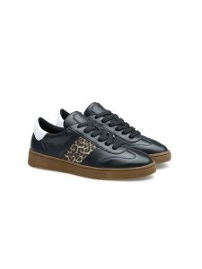 LLOYD Skórzane sneakersy w kolorze czarno-białym rozmiar: 40. Białe trampki LLOYD, bez wzorów, bez zapięcia. Za 293,45 zł.