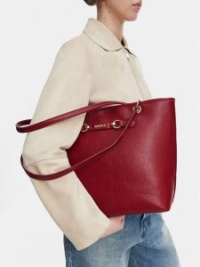 MEXX Torebka EO-MEXX-L-026-10 Czerwony. Czerwone shopper bag Mexx, bez wzorów, ze skóry, bez dodatków. Za 229,99 zł.