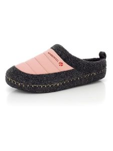 Kimberfeel Kapcie "Cosy" w kolorze jasnoróżowo-antracytowym rozmiar: 39. Czarne kapcie Kimberfeel, bez wzorów, z materiału. Za 117,99 zł.