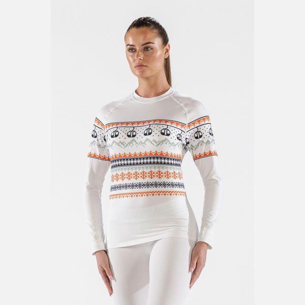 Koszulka termoaktywna Damska SURFANIC SWE2604. Białe koszule nocne SURFANIC, bez wzorów, bez ramiączek. Za 169,99 zł.