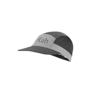 Czapka z daszkiem Rab Momentum 5 Panel. Szare czapki RAB, bez wzorów, sportowe. Za 149,99 zł.