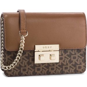 Torebka DKNY - Ann-Sm Flap Shoulde R83E7474 Mocha Logo/Vic 9MV. Torebki klasyczne marki DKNY. W wyprzedaży za 389,00 zł.