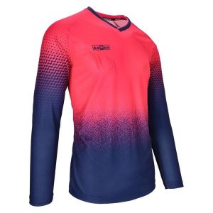 Bluza bramkarska Keeza Cage Junior. Czerwone bluzy KEEZA, bez wzorów, bez kaptura. Za 87,00 zł.
