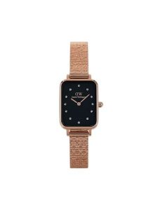 Daniel Wellington Zegarek Quadro Lumine Pressed Piano DW00100579 Złoty. Żółte, analogowe zegarki Daniel Wellington. Za 779,99 zł.