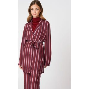 NA-KD Marynarka z wiązaniem - Pink,Red,Multicolor. Marynarki i żakiety marki NA-KD. W wyprzedaży za 97,18 zł.