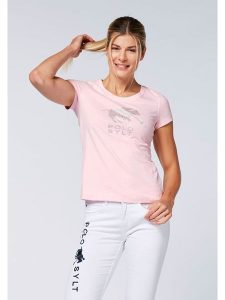 Polo Sylt Koszulka w kolorze jasnoróżowym rozmiar: M. Różowe bluzki Polo Sylt, m, bez wzorów, z bawełny, bez kołnierzyka, bez ramiączek. Za 153,71 zł.