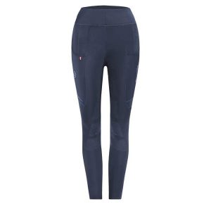 Damskie legginsy jeździeckie Cavallo Lin Grip Rl. Niebieskie legginsy CAVALLO, z aplikacjami. Za 284,75 zł.
