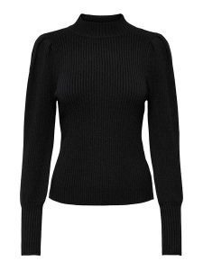 ONLY Golf "Katia" w kolorze czarnym rozmiar: M. Czarne swetry oversize ONLY, m, bez wzorów, prążkowane, bez ramiączek. Za 79,03 zł.