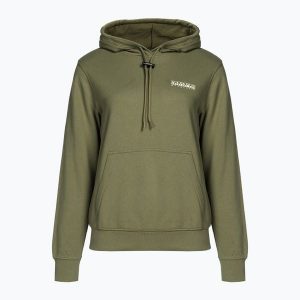 Bluza damska Napapijri B-Faber. Zielone bluzy Napapijri, s, bez wzorów, bez kaptura. Za 239,99 zł.