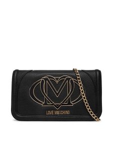 LOVE MOSCHINO Torebka JC4010PP1NLG0000 Czarny. Czarne torebki klasyczne LOVE MOSCHINO, bez wzorów, ze skóry, bez dodatków. Za 589,99 zł.