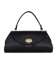 Mia Tomazzi Skórzana torebka "Bardelli" w kolorze czarnym - 33 x 15 x 15 cm rozmiar: onesize. Czarne torebki klasyczne Mia Tomazzi, bez wzorów, z materiału, przez ramię, bez dodatków. Za 340,99 zł.