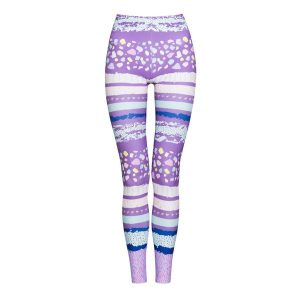 Legginsy sportowe damskie DEEP TRIP Lolipop. Legginsy DEEP TRIP, bez wzorów, z elastanu, z podwyższonym stanem. Za 179,00 zł.