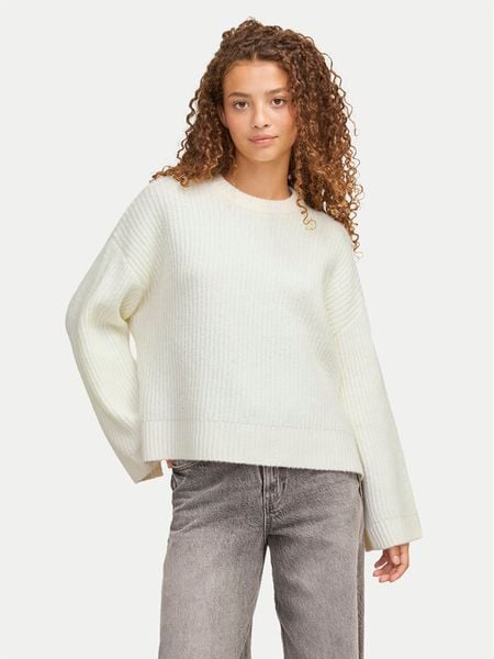 JJXX Sweter Sigga 12255358 Écru Relaxed Fit. Swetry klasyczne JJXX, m, z syntetyku, bez kołnierzyka. Za 109,99 zł.