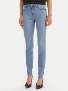 Guess Jeans Jeansy W5YA92 D7043 Niebieski Slim Fit. Niebieskie jeansy Guess Jeans, z aplikacjami, z jeansu. Za 299,99 zł.