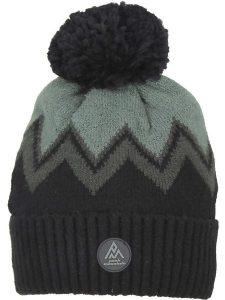 Peak Mountain Czapka "Mission" w kolorze oliwkowo-czarnym rozmiar: onesize. Brązowe czapki Peak Mountain, bez wzorów, ze splotem. Za 87,40 zł.