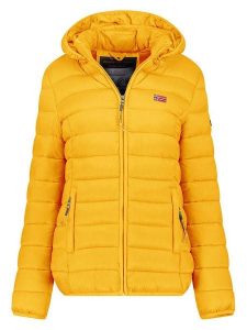 Geographical Norway Kurtka pikowana "Atikolor" w kolorze musztardowym rozmiar: XXL. Żółte kurtki Geographical Norway, xxl, bez wzorów, bez kaptura. Za 158,10 zł.